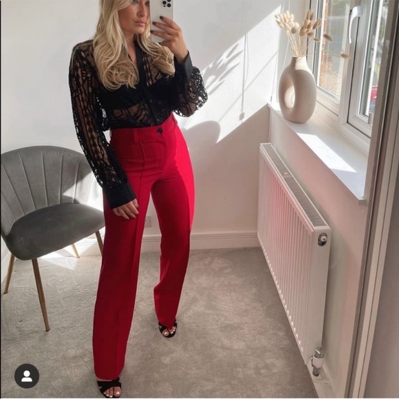 Zara Pants & Jumpsuits Zara New Woman High Waistedfull Length